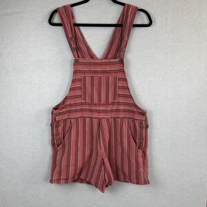 Ganesh Himal Overall Shorts OS 100% Cotton Sustainable Pockets Buttons Hippie